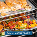 Viking 3-Piece Nonstick Baking Sheet Set, Silver