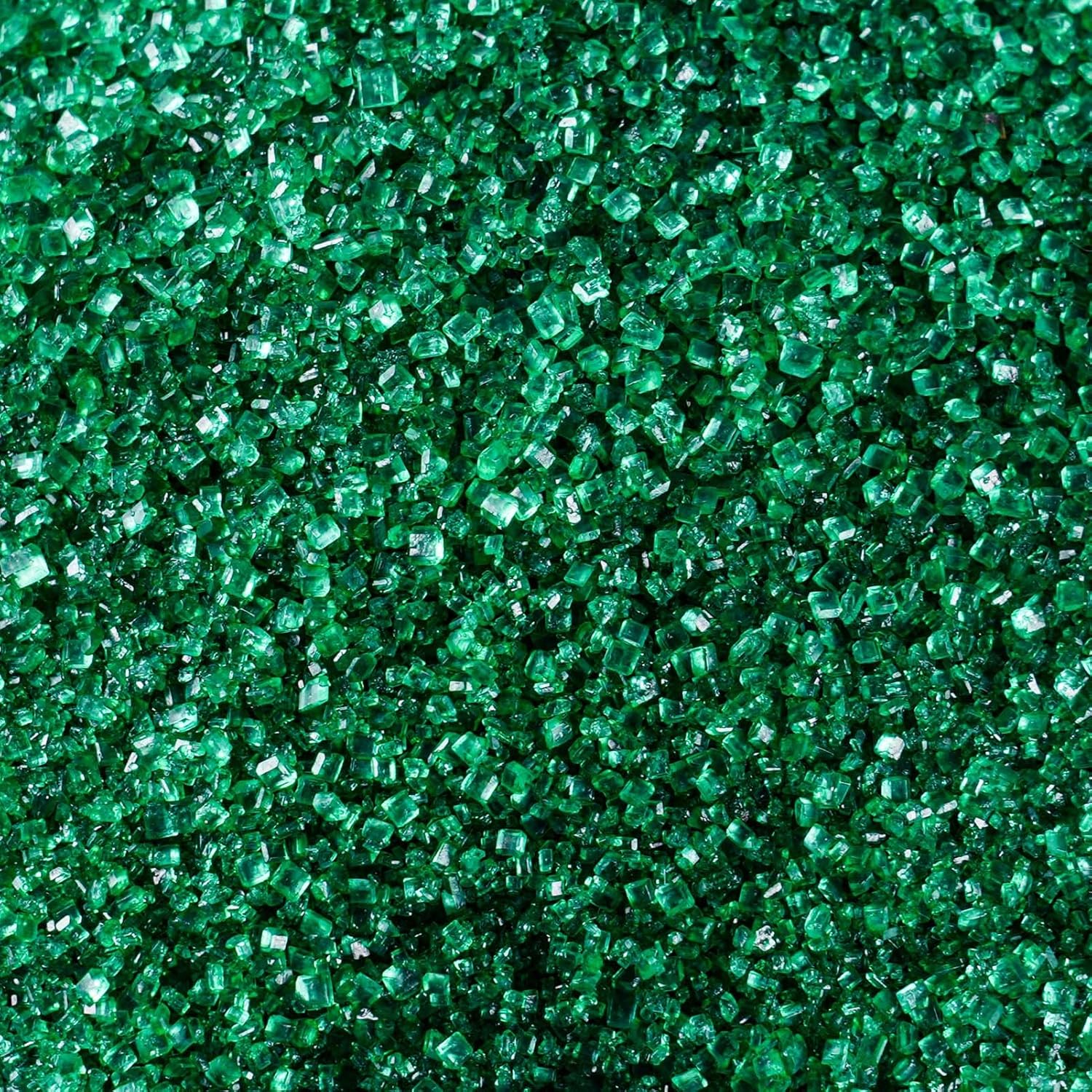Kasvan Sanding Sugar Sprinkles - Edible Sugar Crystals, Baking Cake Decorations, Ice Cream Toppings cupcake Decorating, Wedding Party Chirstmas Supplies, 85g/3.2oz (Dark Green)
