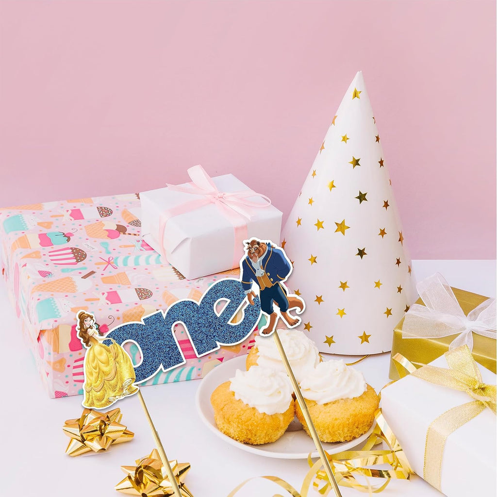Seyal® Bauty & The Bast One Cake Topper