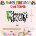Seyal® Panda Happy Birthday Cake Topper