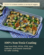 Caraway Non-Stick Ceramic Baking Sheet - Naturally Slick Ceramic Coating - Non-Toxic, PTFE & PFOA Free - Perfect for Baking, Roasting, and More - Medium (15" x 10") - Perracotta