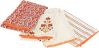 Kitchen Towels Dish Towels - Beige & Red Tea Towels for Spring-Printed Oversized Kitchen Decor Towels 18"x28" Pack of 4 Kitchen Counter Decor
