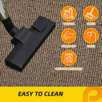 JSEI Dirt Trapper Door Mat 20"x32" Non-Slip Washable Entrance Mat, Dog Doormats, Absorbent & Fade-Resistant Floor Mats, Low Profile Welcome Mats for Entryway, Front Door, and Inside Entrance, Beige