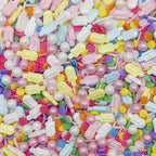 Popsicle Sprinkles Candy Mix Size Edible Pearls Cake Decorations Cupcake Toppers Cookie Decorating Perfect for Wedding Party Valentine Halloween Christmas Supplies 4.58OZ