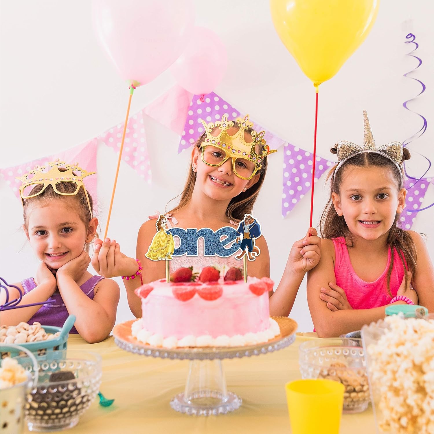 Seyal® Bauty & The Bast One Cake Topper