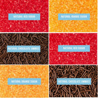 Sweets Indeed Sprinkles 6 Cell Edible Sprinkle Mix Jimmies Perfect for Cake Decorations Baking Ice Cream Cookies Cupcake Topper (Fall)