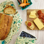 Bee's Wrap Beeswax Wraps for Food - Great Outdoors Bread Wrap - Made in USA Reusable Bread Storage Bags - Organic & Eco-Friendly Alternative to Aluminum Foil, Sourdough Bags & Plastic Wrap