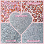 Confect Edible Cake Sprinkles Mix – Silver, Bronze & White Pearls, Silver Jimmies, Sparkling Sugar – Dessert Toppings for Cakes, Cupcakes, Cookies & Baking Decoration | Vegan, Gluten-Free, Nut-Free, Soy-Free, Dairy-Free, Palm Oil-Free- 5 Oz