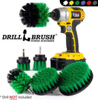 Cleaning Supplies - Kitchen Accessories - The Ultimate Kitchen Drill Brush Attachment Kit - Crock Pot - Cast Iron Skillet - Countertops - Cooktop - Oven - Sink - Backsplash - Trash Can – Flooring