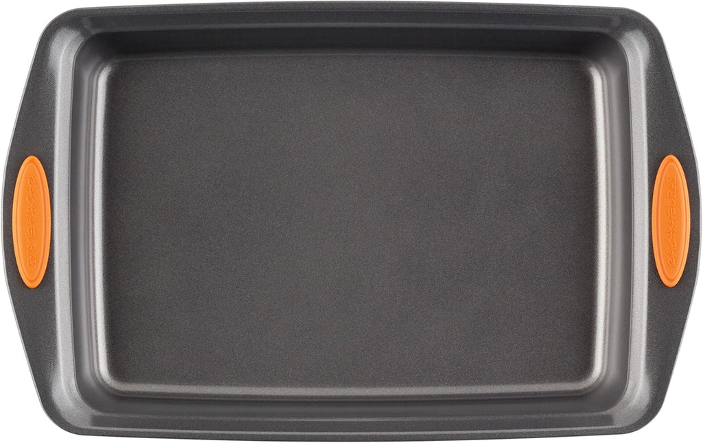 Rachael Ray Bakeware Nonstick Cake Pan With Lid and Cookie Sheet