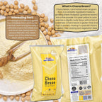 Rani Chana Besan (Chickpeas Flour, Gram) 64oz (4lbs) 1.81kg Bulk ~ All Natural | Vegan | Gluten Friendly | NON-GMO | Kosher | Indian Origin