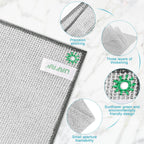 24 PCS Non Scratch Wire Dishcloth, Cleans Fast Without Scratching, Stands Up to Stuck-on Grime, Multi-Surface Safe, Wire Dishwashing Rag Cleaning Power for Everyday Jobs 7.87“ x 7.87”