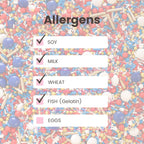 Sprinkle Pop Old Glory Sprinkle Mix| Red White Blue Sprinkles with Gold Metallics| Decorating Patriotic Sprinkles Made in USA for 4th of July Independence Day Cakes Cupcakes Donuts Cookies, 4oz