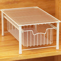 Simple Houseware Stackable Basket Drawer, White