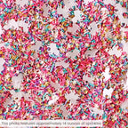 Sprinkle Pop Party Like A Unicorn Sprinkle Mix| Rainbow Sprinkles Heavy on Pink Gold Jimmies with ~20 Unicorn Wafer Papers| Birthday Sprinkles Made in USA for Decorating Cake Cupcakes Cookie, 4oz