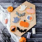 Sweets Indeed Sprinkles, 4 Pack, Edible Sprinkle Mix, Perfect for Cake Decorations, Baking, Ice Cream, Cookies, Cupcake Topper (Halloween Sugar)