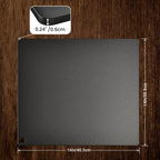 Onlyfire Pizza Steel Baking Stone for Oven BBQ and Grill - 16 x 14 inch Large Non-Stick Pizza Pan with High Performance Conductive Grilling Surface for Pizza Bread
