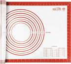 New Star 1029017 Non-Slip Silicone Pastry Mat, Extra Large with Measurements, 16x26'', NSF Certified