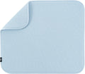 S&T INC. Dish Drying Mat, 16” x 18”, Absorbent Microfiber Kitchen Counter Mat, Dish Drying Pad for Dishes, Utensils, Pots and Pans, Large, Sky Blue