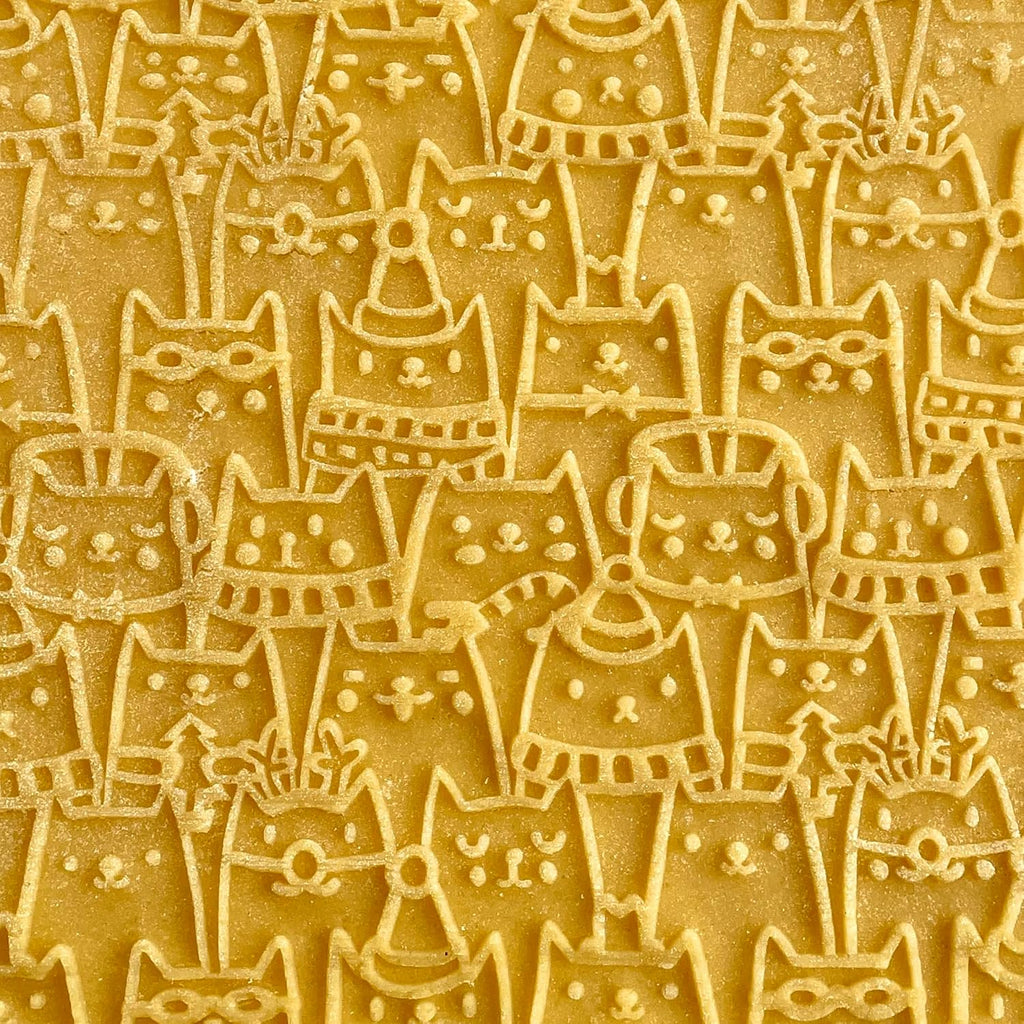 CHRISTMAS FEST 3 Mini Embossed Rolling Pin Set. Wooden Laser Engraved Textured rolling pins for Cookies, Modeline, Ceramic with Skulls, Bats, Halloween by Algis Crafts
