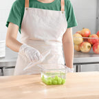 6 PCS Food Pan Lids 1/6 Size Polycarbonate Clear Pan Lids with Handle Food Storagge Container Cover for Commercial Restaurant Hotel Dishwasher Safety