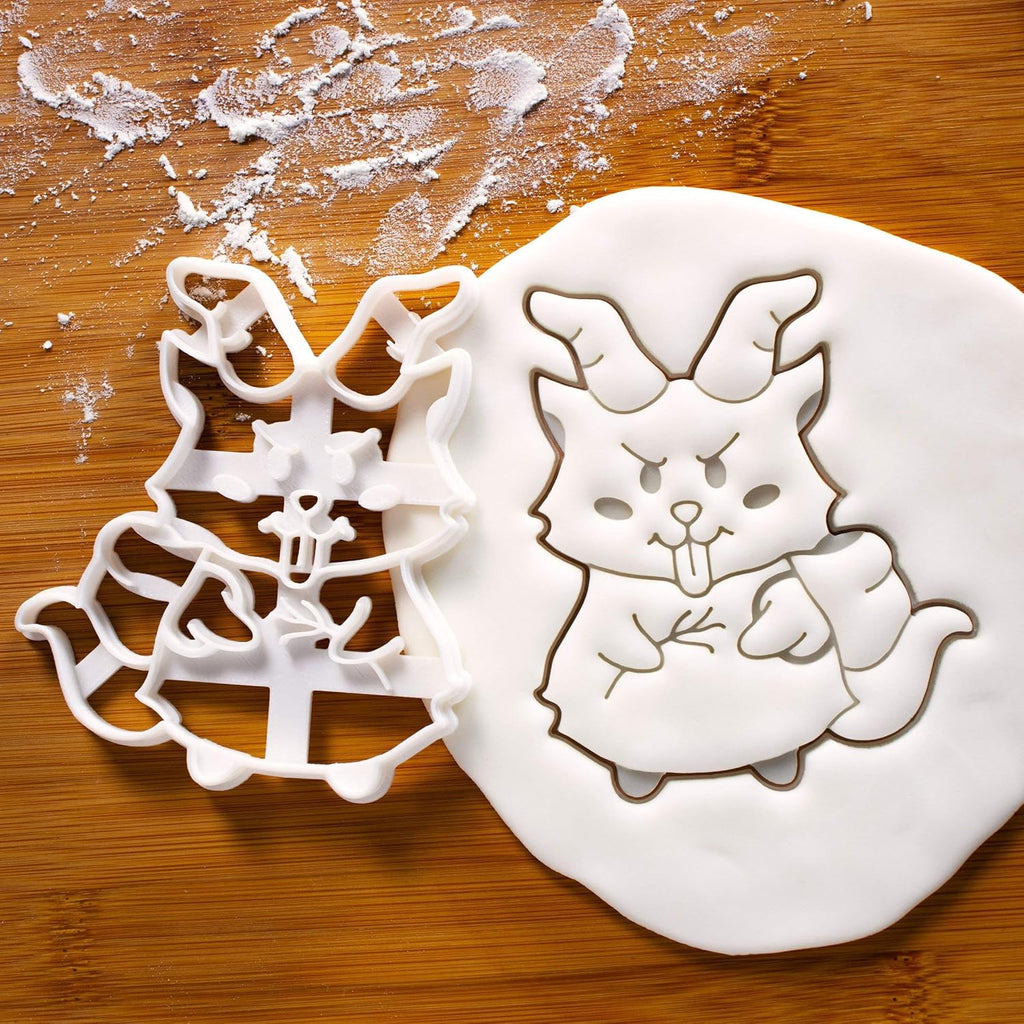 Set of 2 Krampus cookie cutters, 2 pieces - Bakerlogy