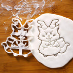 Set of 2 Krampus cookie cutters, 2 pieces - Bakerlogy