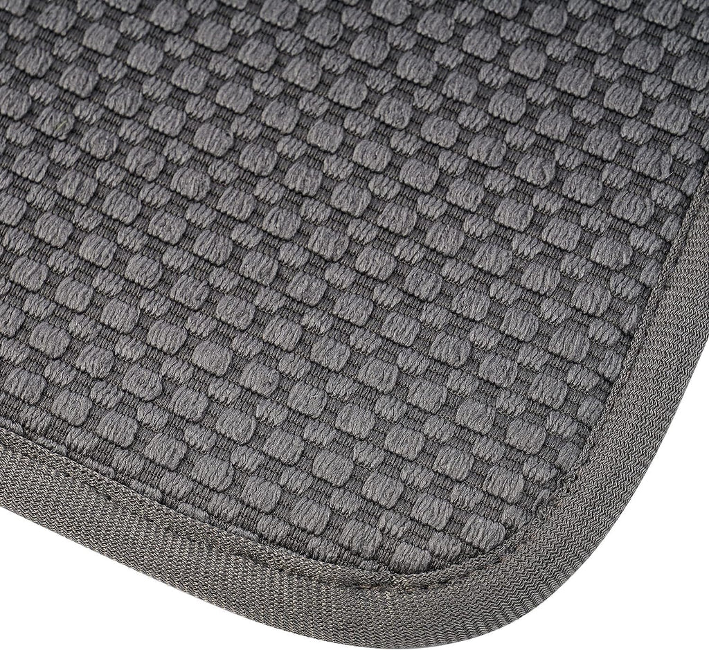 2 Pack Dish Drying Mat, Absorbent Microfiber Dish Drying Mats for Kitchen Counter, 16*24 inch Large Size Dish Drying Pads for Sink, Counterops