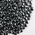 Kasvan Black Heart Shapes Sprinkles - Edible Candy Pearls 130g/4.58 Oz, Mix Size, Baking Cake Decorations, Ice Cream Toppings and Cookie Decorating, Wedding Party Chirstmas Supplies (Black)