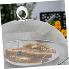 Food Tents 1pc Mesh Food Cover, Stainless Steel Food Tent, Large Screen Food Cover, Metal Mesh for Indoor Outdoor Picnic Caming (15.7inch/ 40cm) Picnic Accessories