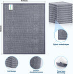 10 Pcs New Upgrade 3-Layer Non Scratch Wire Dishcloth,Wire Dishwashing Rag, Non-Scratch Wire Dishwashing Rags for Wet and Dry, Kitchen Cleaning Dish Rags for Cookware,Sinks, Dishes, Stove