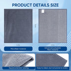 Forggon10 Pcs New Upgrade 2-Layer Non Scratch Wire Dishcloth,Wire Dishwashing Rag, Non-Scratch Wire Dishwashing Rags for Wet and Dry, Kitchen Cleaning Dish Rags for Cookware,Sinks, Dishes,Stove