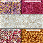 Confect Fusion Mashup Sprinkles FM Multipack 37 100 GMS for Cake Cupcake Décor, Multicolor