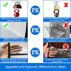 Legging Organizer - 24 Spacious Pockets, 2024 New Improved, Heavy Duty Hooks, Closet Storage, White/Black 1-Pack