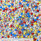 Sprinkle Pop Crash! Boom! Pow! Sprinkle Mix| Red Yellow Blue White Sprinkles| Superhero Cartoon Comic Book Themed Birthday Sprinkles Made in USA for Decorating Cupcakes Cakes Cookies Ice Cream, 2oz