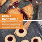 DaTerra Cucina - Nonstick Ceramic Coated Baking Sheet Twin Pack – 16" x 11" x 1" Professional Grade, PTFE, Cadmium, Lead & PFOA Free, Oven Safe, Ideal for Baking, Roasting & Cooking