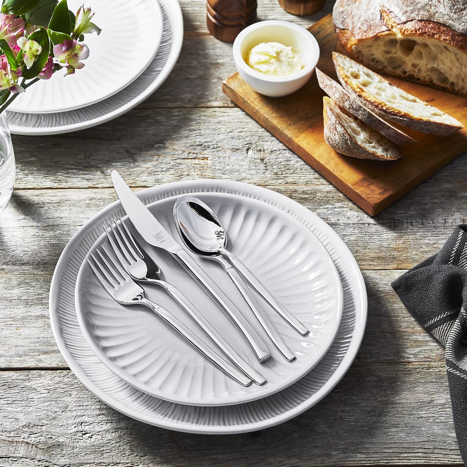 Henckels Premier Series Opus 20-Piece Stainless Steel Flatware Set, Service for 4