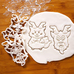 Set of 2 Krampus cookie cutters, 2 pieces - Bakerlogy