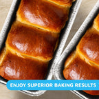 MontoPack Aluminum Mini Disposable Loaf Pans | Deep Half Size 6 x 3.5” Extra Thick Foil Bread Containers for Baking, Food Storage & Takeout | Eco-Friendly & Recyclable | Bulk 100-Pack of 1 Pound Trays