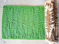 FOREST embossing rolling pin. Engraved wooden embossed dough roller for embossed cookies or clay by Algis Crafts