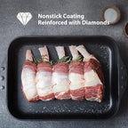 Swiss Diamond 10 Piece Nonstick Cookware Set - Diamond Enforced Aluminum Non Stick Pots and Pan Set, Dishwasher Safe and Oven Safe Pans Set, Grey