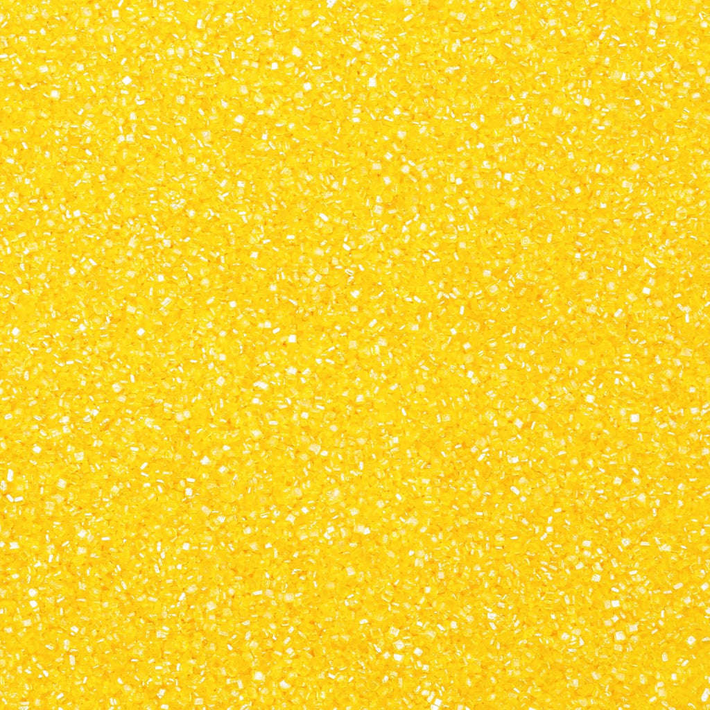 Kasvan Yellow Sanding Sugar Sprinkles - Edible Sugar Crystals, Baking Cake Decorations, Ice Cream Toppings cupcake Decorating, Wedding Party Chirstmas Supplies, 85g/3.2oz