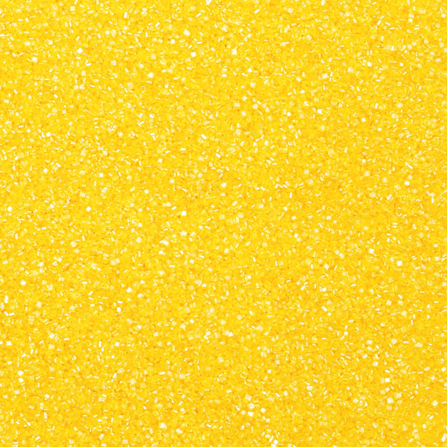Kasvan Yellow Sanding Sugar Sprinkles - Edible Sugar Crystals, Baking Cake Decorations, Ice Cream Toppings cupcake Decorating, Wedding Party Chirstmas Supplies, 85g/3.2oz