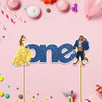 Seyal® Bauty & The Bast One Cake Topper