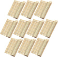 Fusion Select 10 Pk Bamboo Sushi Mat - Sushi Roller Mat for Making, Shaping & Molding Sushi Roll & Kimbap - Food-Safe Sushi Making Supplies, Tools & Accessories - Made of Natural Bamboo - 9.5x9.5