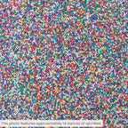 Sprinkle Pop Cool Rainbow Nonpareil Sprinkle Mix| with hues of Blue Purple Pink Non Pareil Sprinkles| Decorating Nonpareils Made in USA for Birthday Cupcakes Donuts Cakes Cookies, 4oz