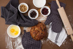 Sticky Toffee 9-Piece Kitchen Set – Gray 100% Cotton Terry Dish Towels, Dishcloths, Oven Mitts, and Pot Holders with Non-Slip Silicone Grip, Oeko-Tex Cotton