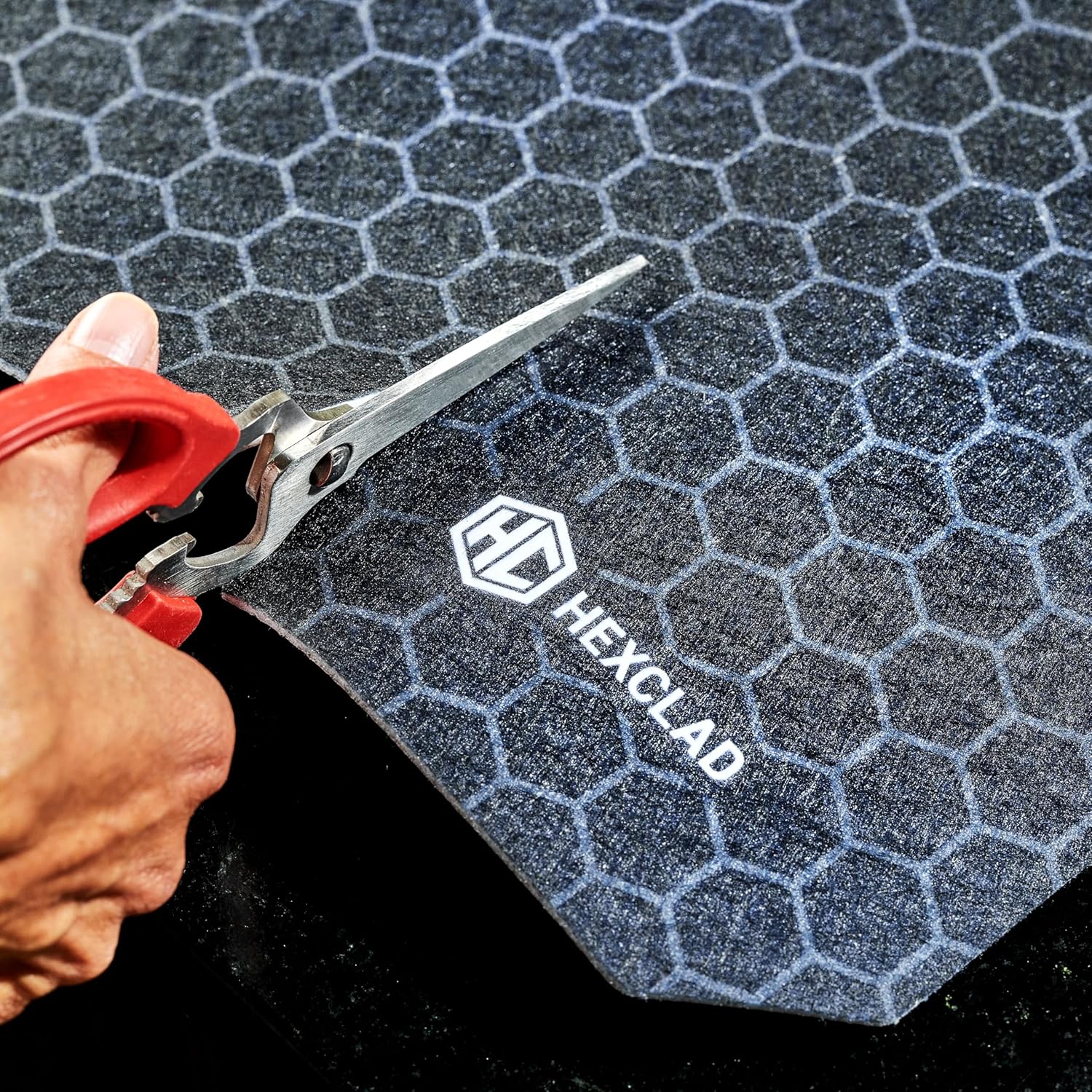 HexClad 2-Piece Dish Drying Mat Set Made of Absorbent Fabric that Holds up to 8oz of Liquid, Ultra-Thin Design for Fast Drying, Waterproof and Non-Slip Backing, Cut for a Universal Fit that Won’t Fray
