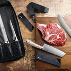 Cangshan S1 Series 7-Piece BBQ Knife Set, Forged German Steel, 1023718