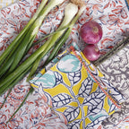 Printed Kitchen Dish Bar and Tea Towels Cotton, 18x28 inch with Trims, Cotton Dish Towel Sets (Multicolor, Set of 3)